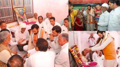 Chief Minister Naib Singh Saini met the family of martyr Dinesh Kumar Sharma and paid tribute
