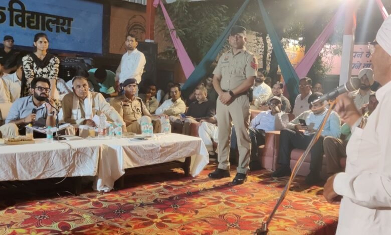 Night stay program in the village: District administration heard the problems and gave instructions for solution