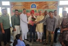 Oxford School student secured first position in matriculation examination, congratulated in felicitation ceremony
